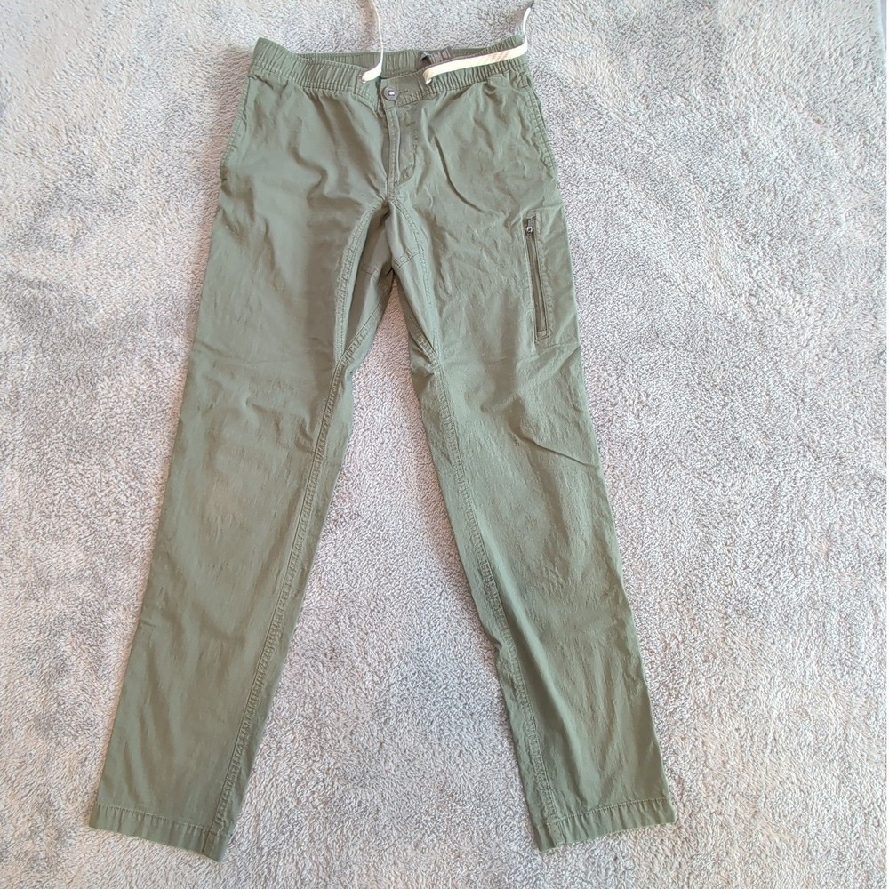 Vuori Pants Men's Tag Sz Medium Green Ripstop Climber Jogger Hiking V412